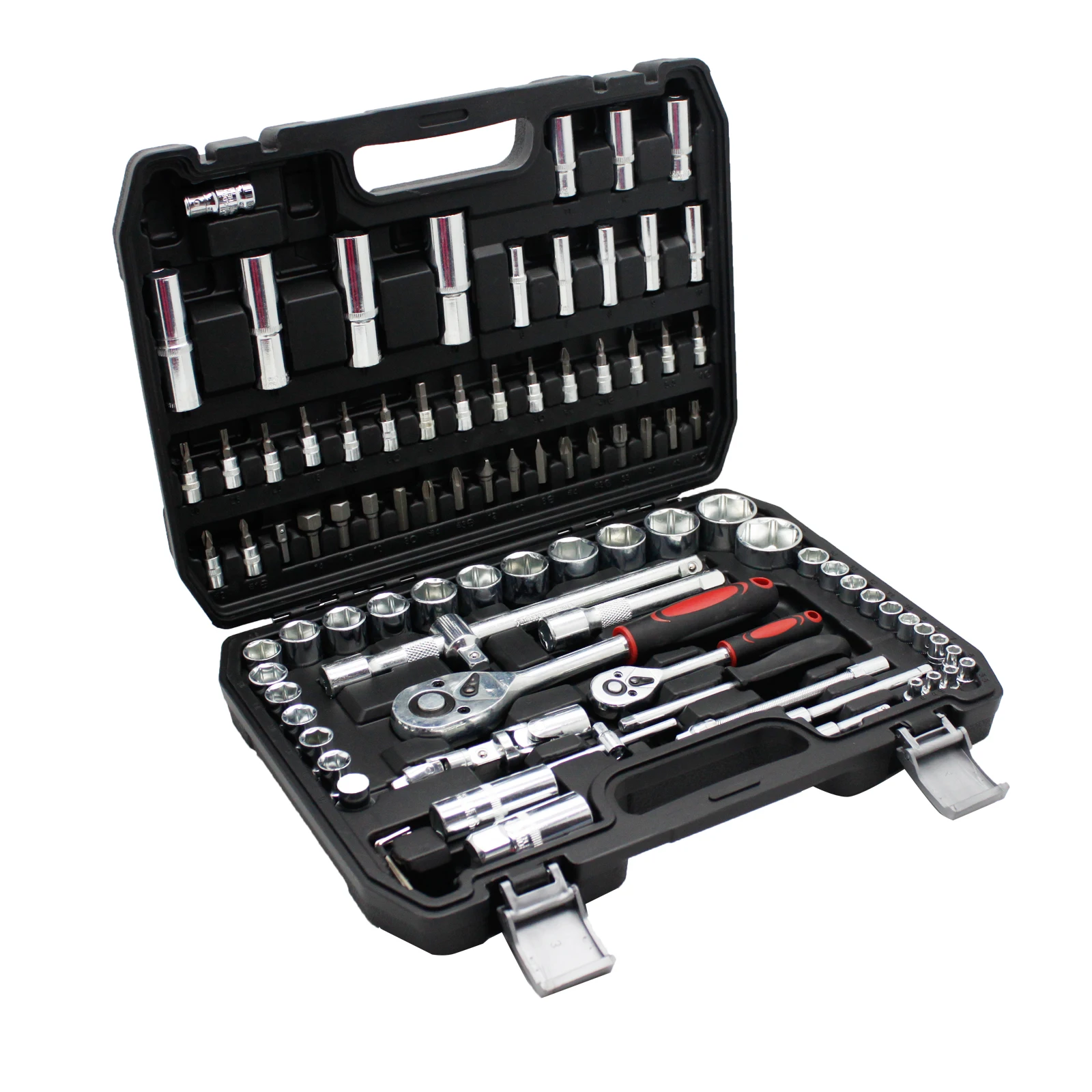 94 Pcs Socket Tools Set Auto Repair Vde Power Tool Kit Ratchet Handle Extension bar Bit Holder Hex Key Wrench Combination Tools