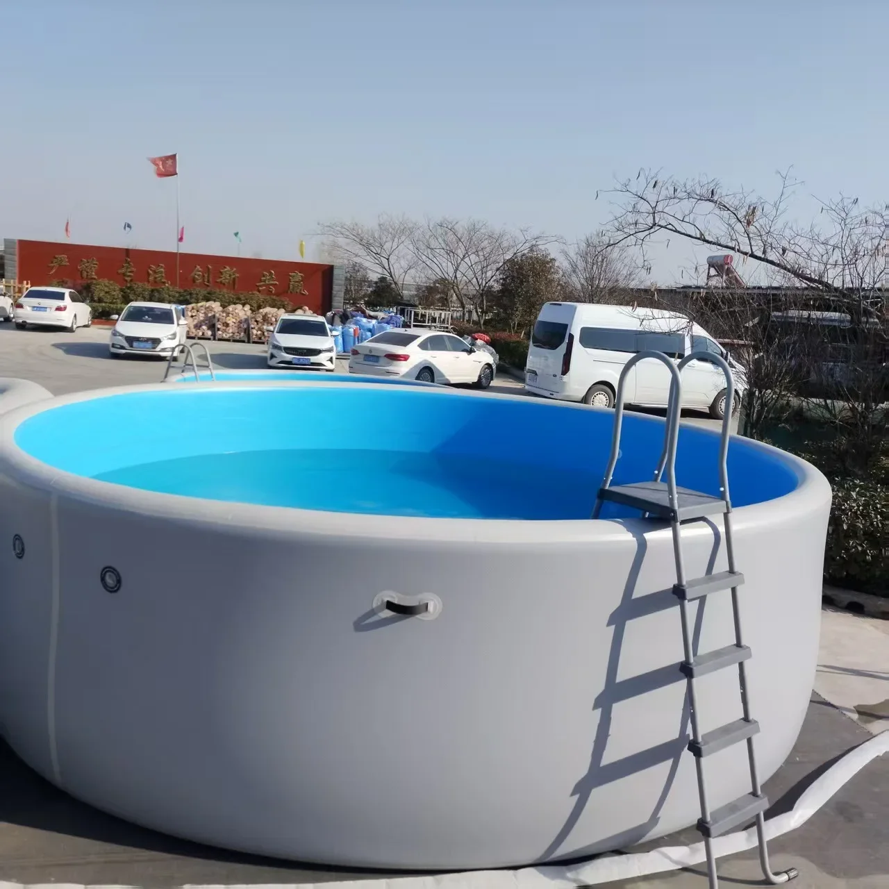 Inflatable pool, outdoor swimming pool, inflatable pool, in-stock PVC pool