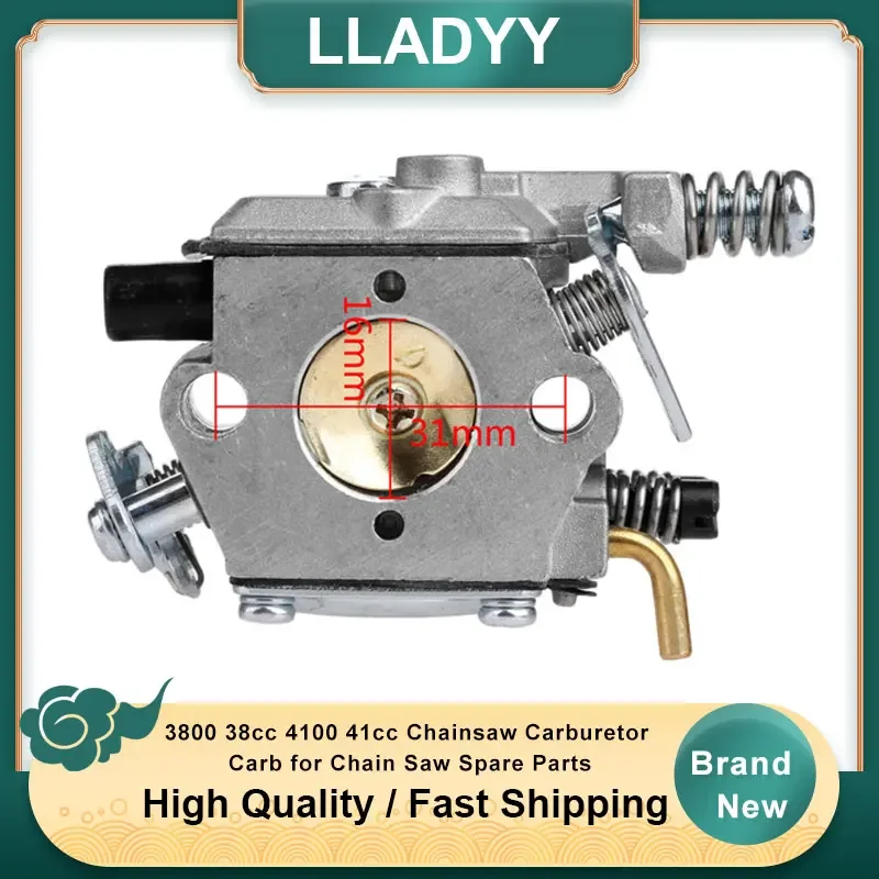 

3800 38cc 4100 41cc Chainsaw Carburetor Carb for Chain Saw Spare Parts WALBRO Carburetor Type Garden Tool Parts