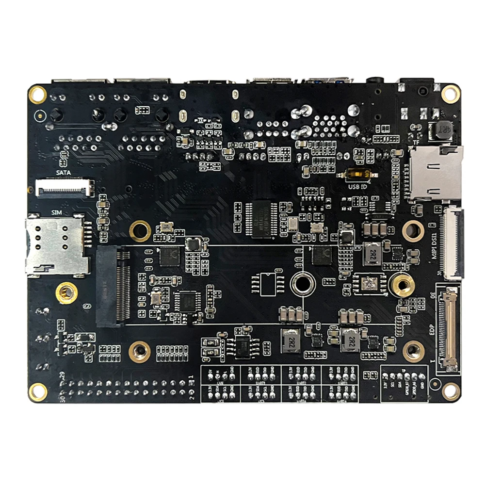 Imagem -02 - Youyeetoo Yy3568 Rockchip Rk3568 Placa de Desenvolvimento Dual Gigabit Ethernet Expansível Satassd Suporta Android 11debian10