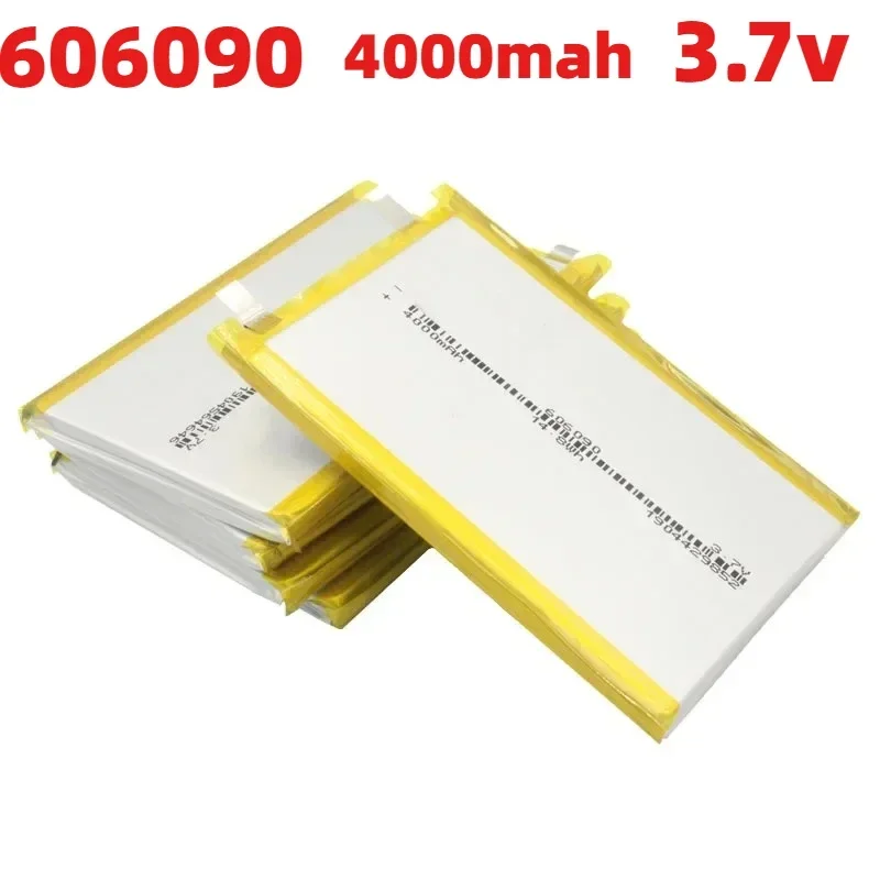 606090 ليثيوم بوليمر 3.7 فولت 4000 مللي أمبير 14.8Wh بطارية ليثيوم يبو JST-PH 2.0 مللي متر 2Pin موصل ل GPS سمّاعات بلوتوث قوة البنك اللوحي