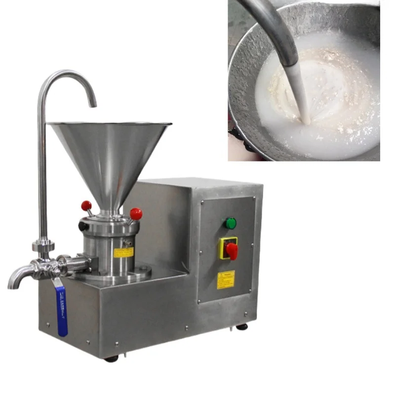 Peanut Butter Making Machine Vertical Colloid Mill - Chili Paste Wet Grinding Hazelnut Paste Pistachio Jam Producing Machine