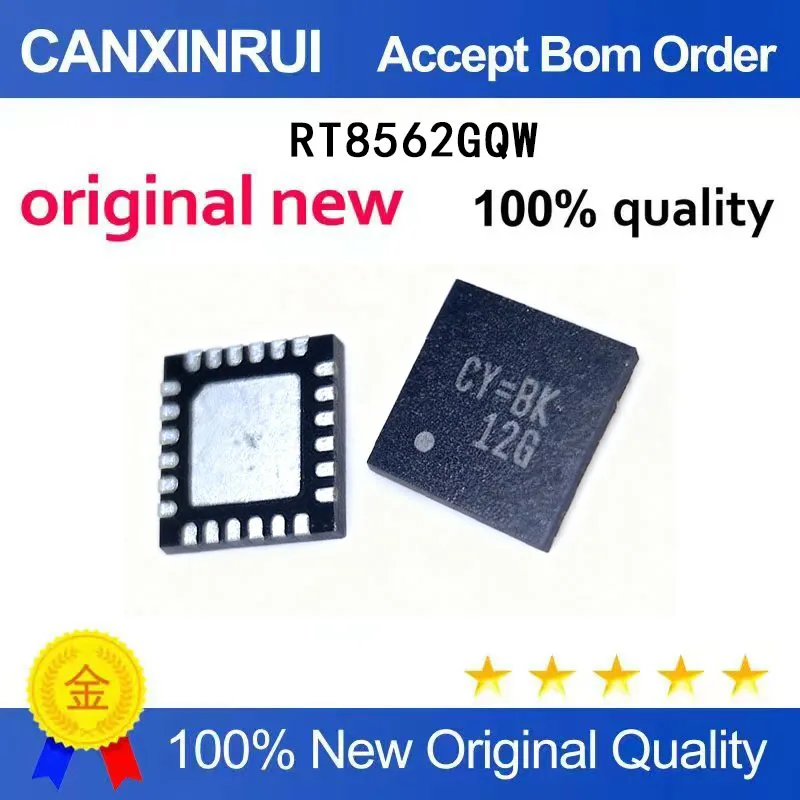

(5-100 Pieces) Brand new original RT8562GWW RT8562 CY=AD CY=EF CY=QFN