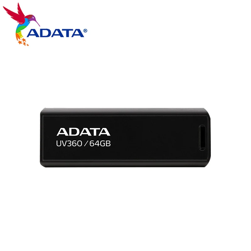 ADATA UV360 USB 3.2 Flash Drive 64GB32GB USB Pendrive Black Memory Stick Pen Drive for PC Speed Memory Mini U Disk 100% Original