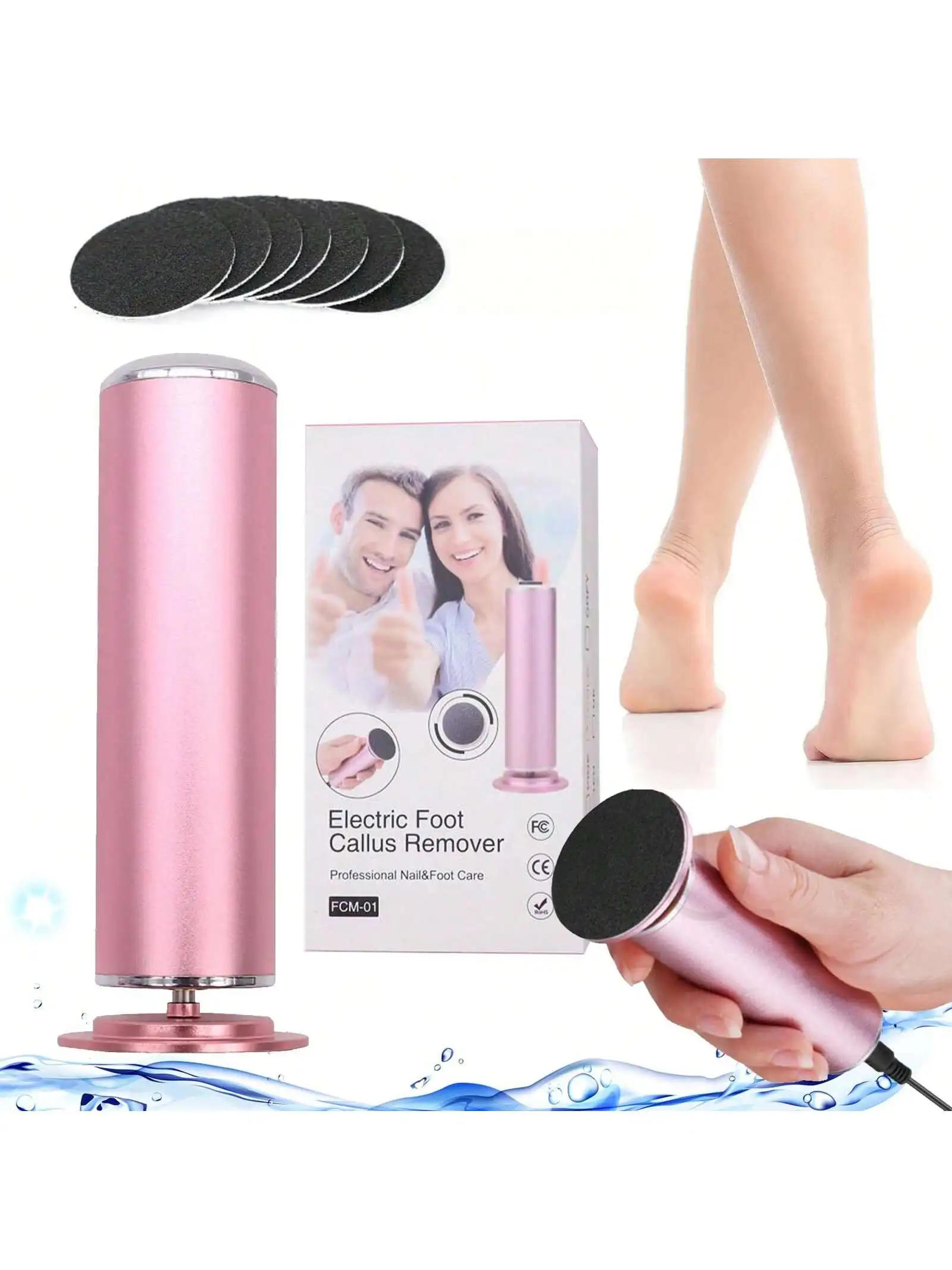 

Электрическая машина для удаления мозолей на ногах, электрическая машина для воскливания ног с регулятором скорости и 60, сменные листы наждачной бумаги