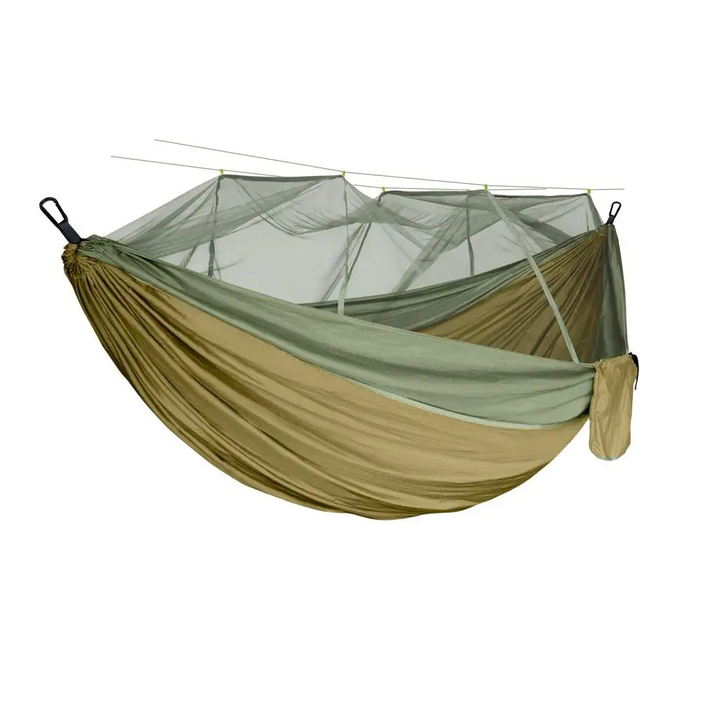 Outdoor double with mosquito net, hammock, adult, thickened, anti-mosquito swing, anti-rollover camping, single person