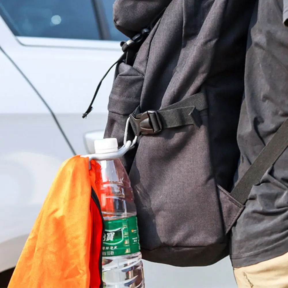 

Пищевой силиконовый спортивный чайник с пряжкой, карабин, простой в использовании, плотный, удобный, портативный, не скользящий, подвесной носовой платок