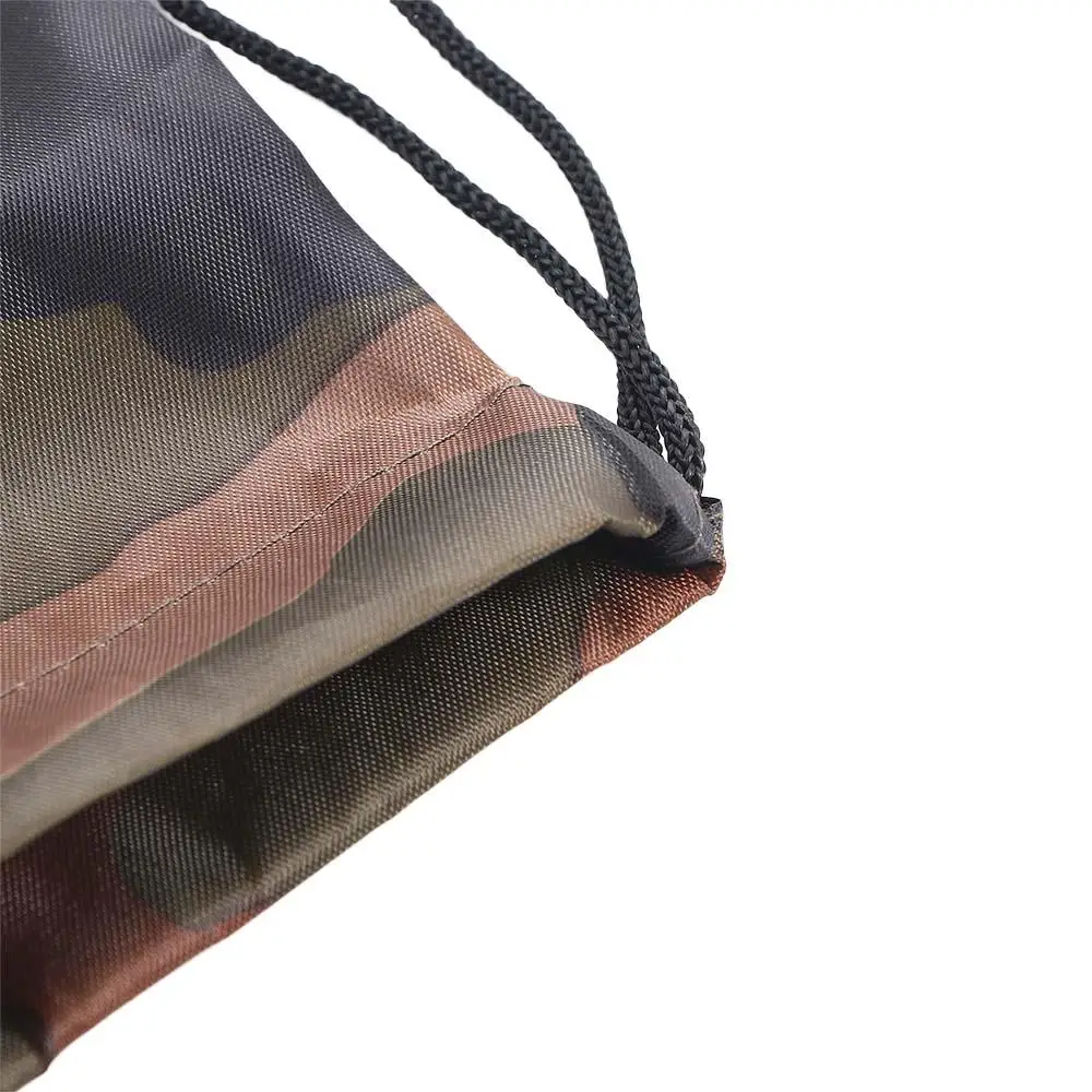 Lichtgewicht Kleine Schoenen Kleding Opbergen Reis Dikker Rugzak Draagbare Sporttas Oxford Tas Camouflage Trekkoord Tas