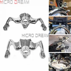 Adorno de calavera para Harley, Visor de Faro de 7 