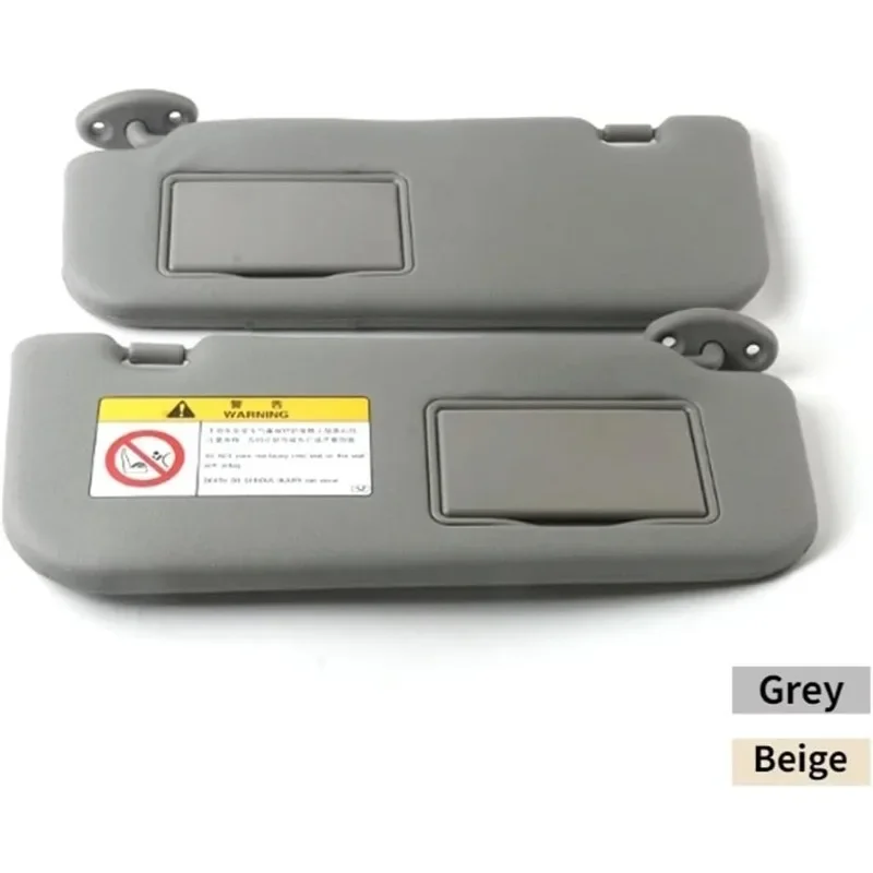 1 Pc Car Interior Sun Visor Gray Beige Left and Right Protective Equipment Car Accessories