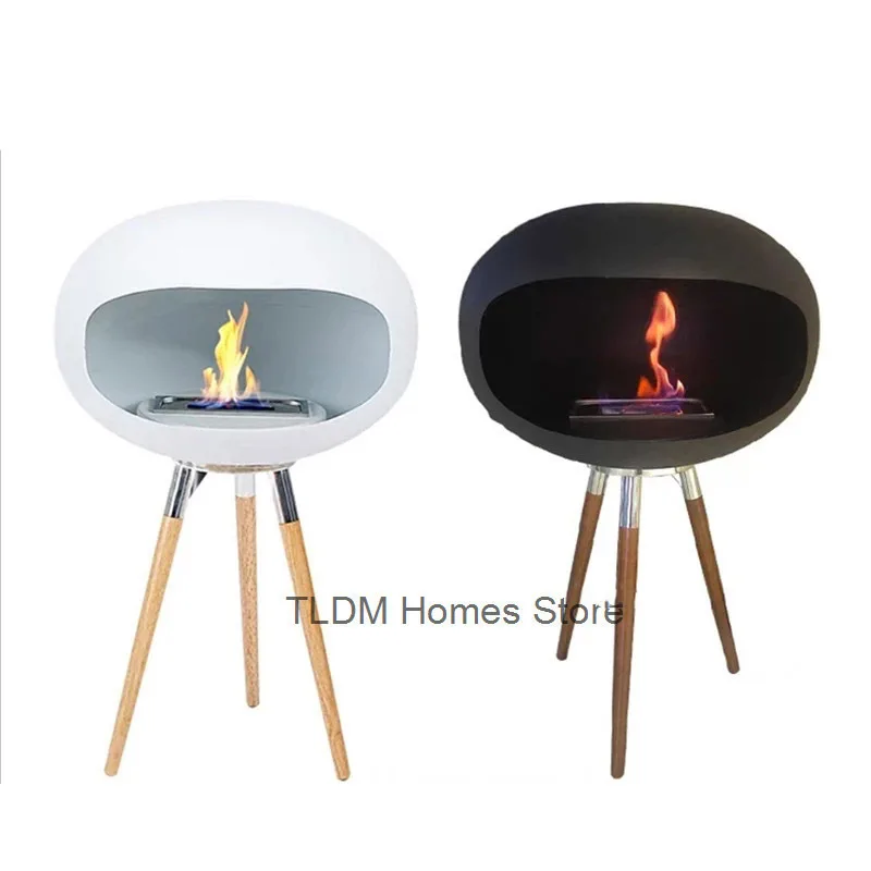 Nordic Floor-standing Fireplaces Villa Homestay Decoration Home Living Room Fireplace Heater Modern Designer Ornaments