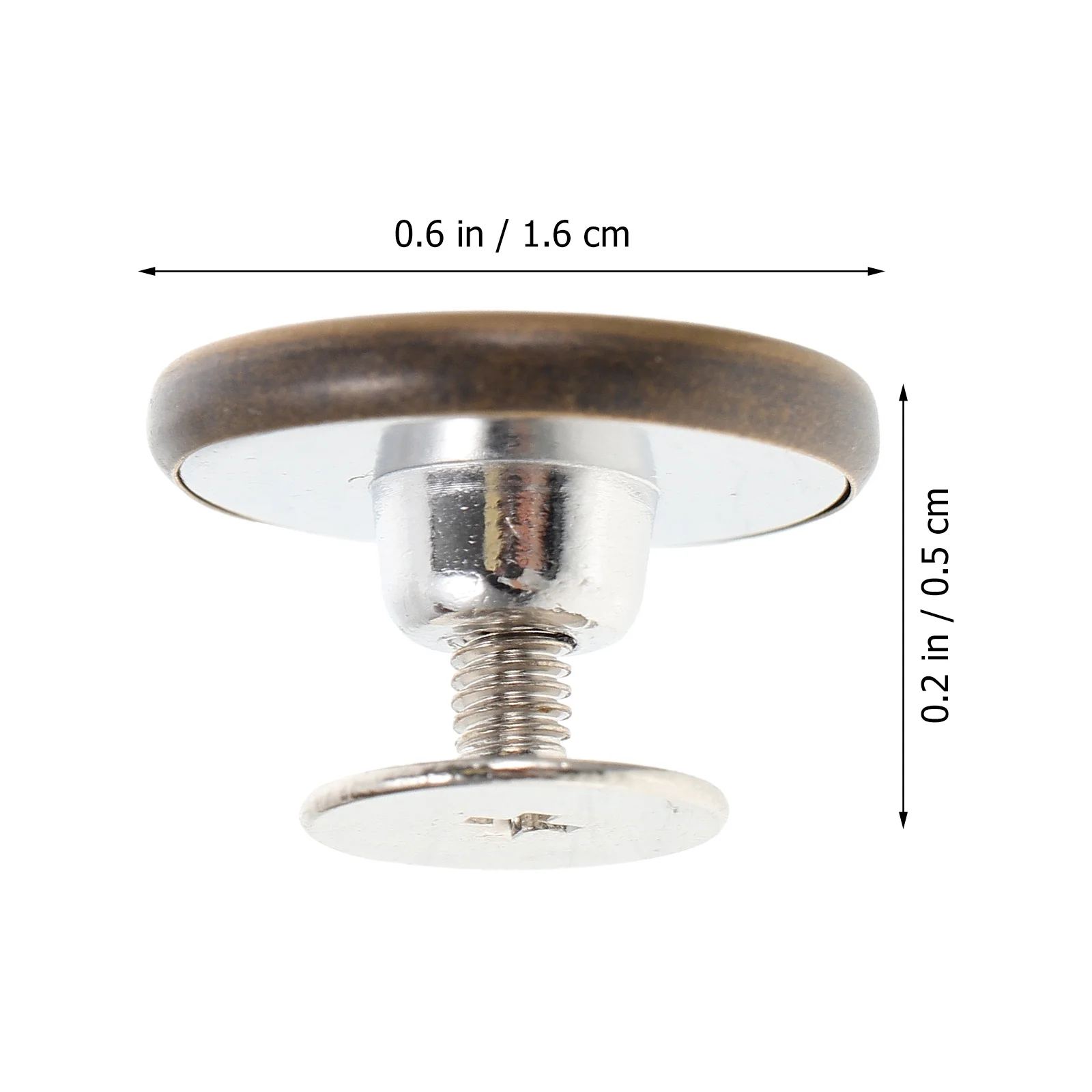 

15Pcs Alloy Jeans Button Removable Waist Buckle Nail-Free Snap Fastener for Jeans Pants Skirts Instant Button Clothing Hardware