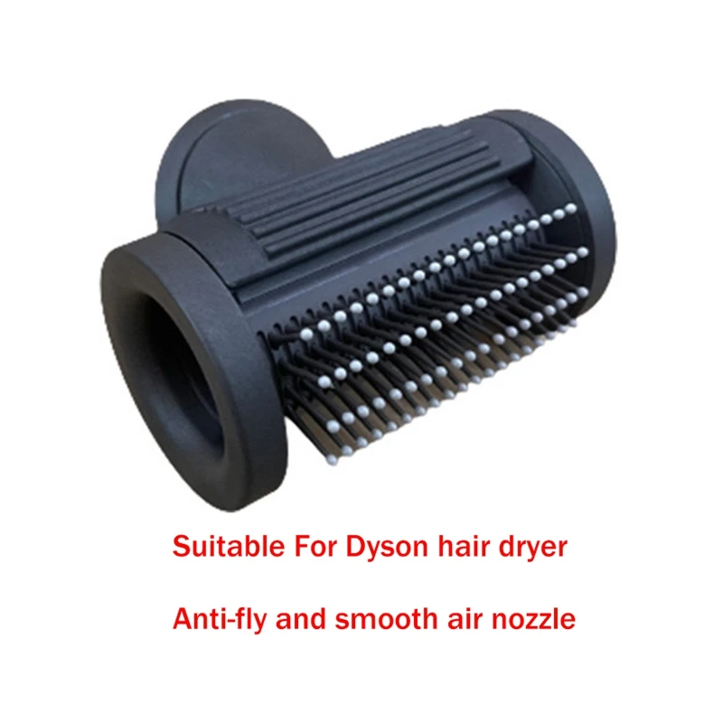 Anti-Flying Nozzle for Dyson's Full Range of Airwrap Hair Dryer Accessories Anti-Flying Smooth Nozzle -Gray