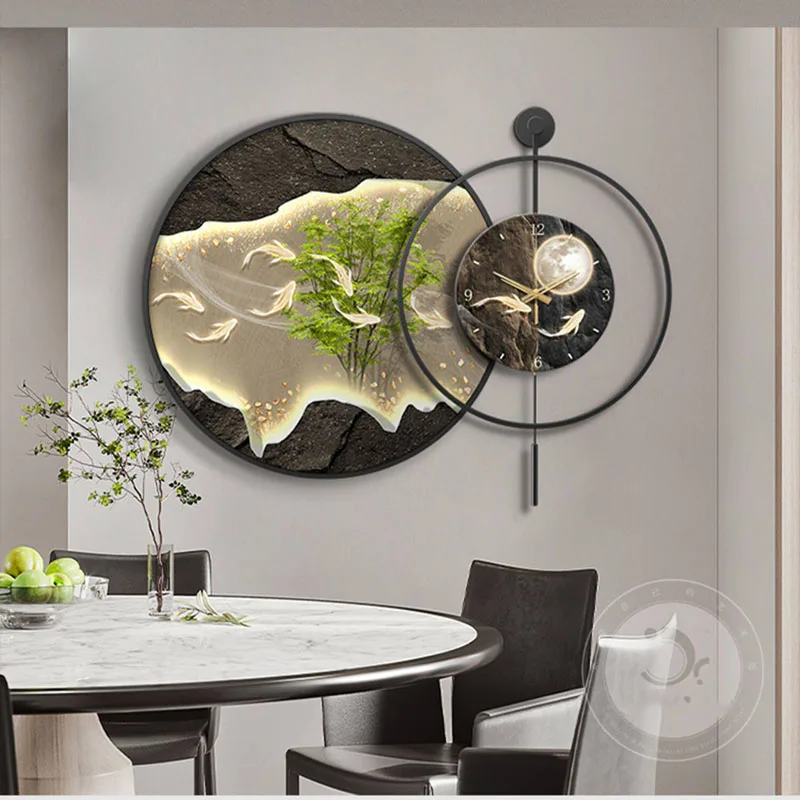 Wall Watch Modern Luxury Fashion Creative Silent Minimalist Clock Wall Interior Aesthetic Horloge Murale Living Room Decoration