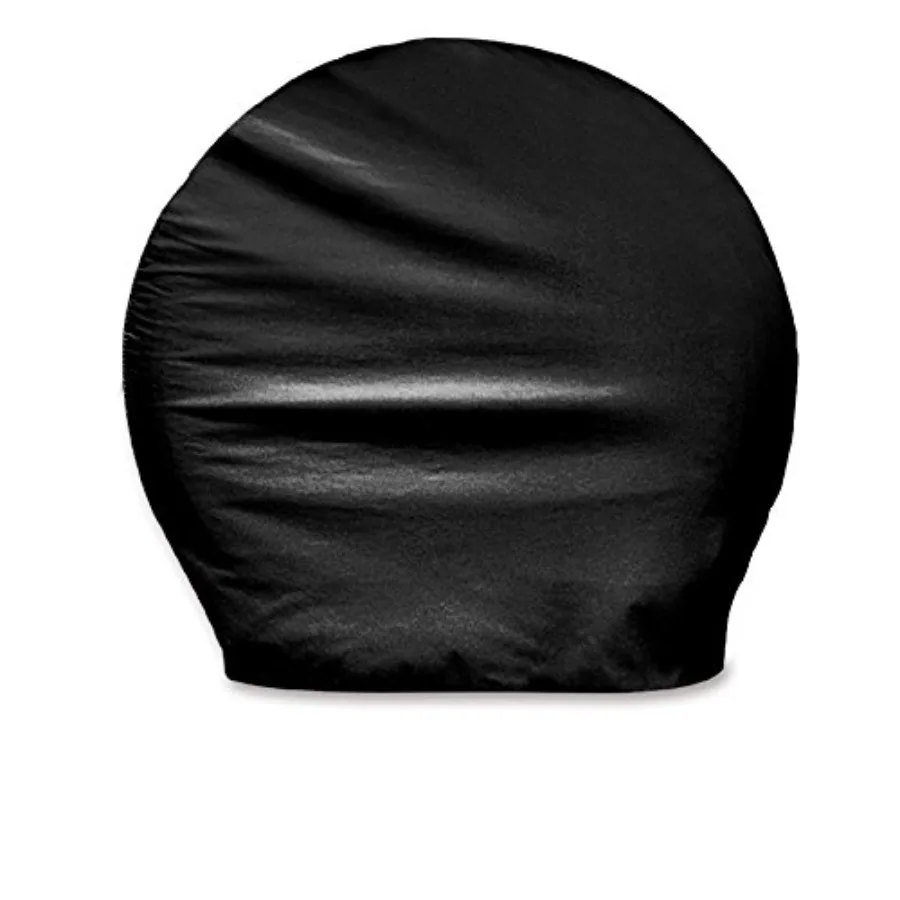 

3977 Black BUS Vinyl Ultra Tyre Gard Wheel Cover, Set of 2 (Fits Tire Diameter 40"-42")