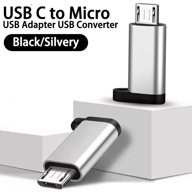 

Cellphone Adapter with Lanyard Portable USB C to Micro USB Adapter USB Converter Connector Support Data Sync & Charging