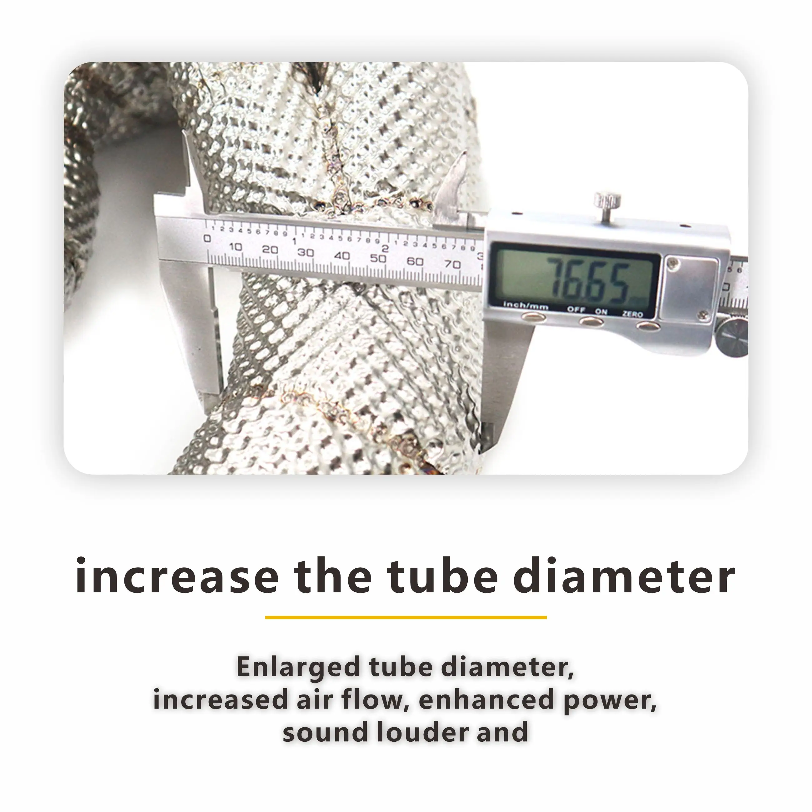 مشعب HMD لسيارة فيراري F430 SC نظام عادم من الفولاذ المقاوم للصدأ رأس عالي الأداء زيادة الطاقة