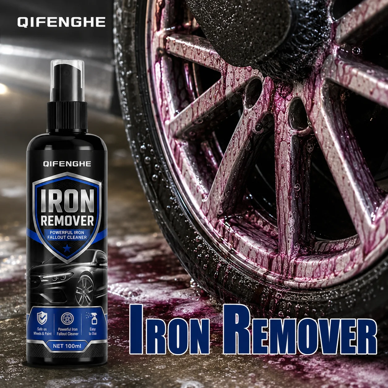 Iron Remover Wheel Rim Cleaner Protect Wheels And Brake Discs From Iron Dust Rim Rust Cleaner Auto Detail Chemical Car Care