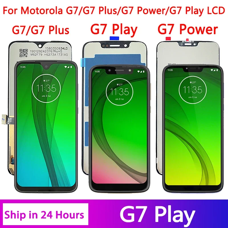 Tested For Motorola Moto G7 G7 Plus G7 Power G7 Play XT1962 XT1965 XT1955 XT1952-4 LCD Display Touch Screen Digitizer Assembly