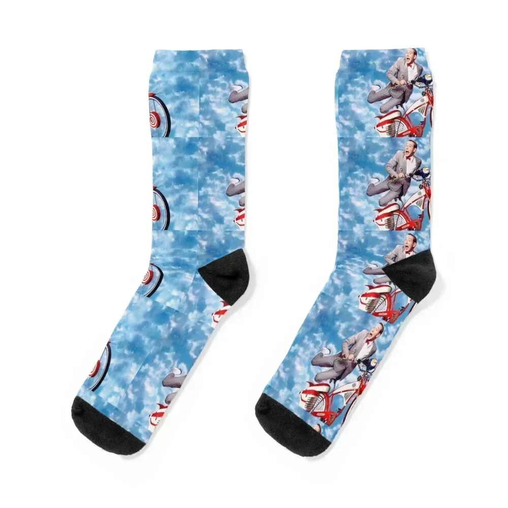 Pee-wee’s Big Adventure Socks loose crazy Stockings compression with print Boy Child Socks Women's