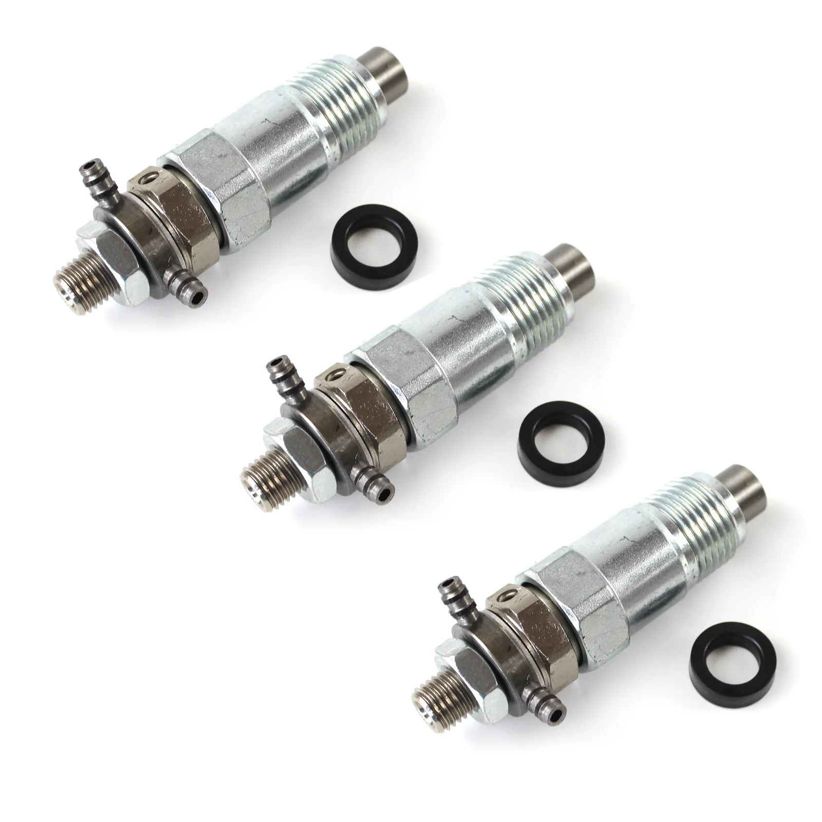 3PC Fuel Injector Nozzel Assy for Kubota D750 D850 D950 Engine 15271-53000 15271-53020 15221-53200 19202-53030 70000-65209 Parts