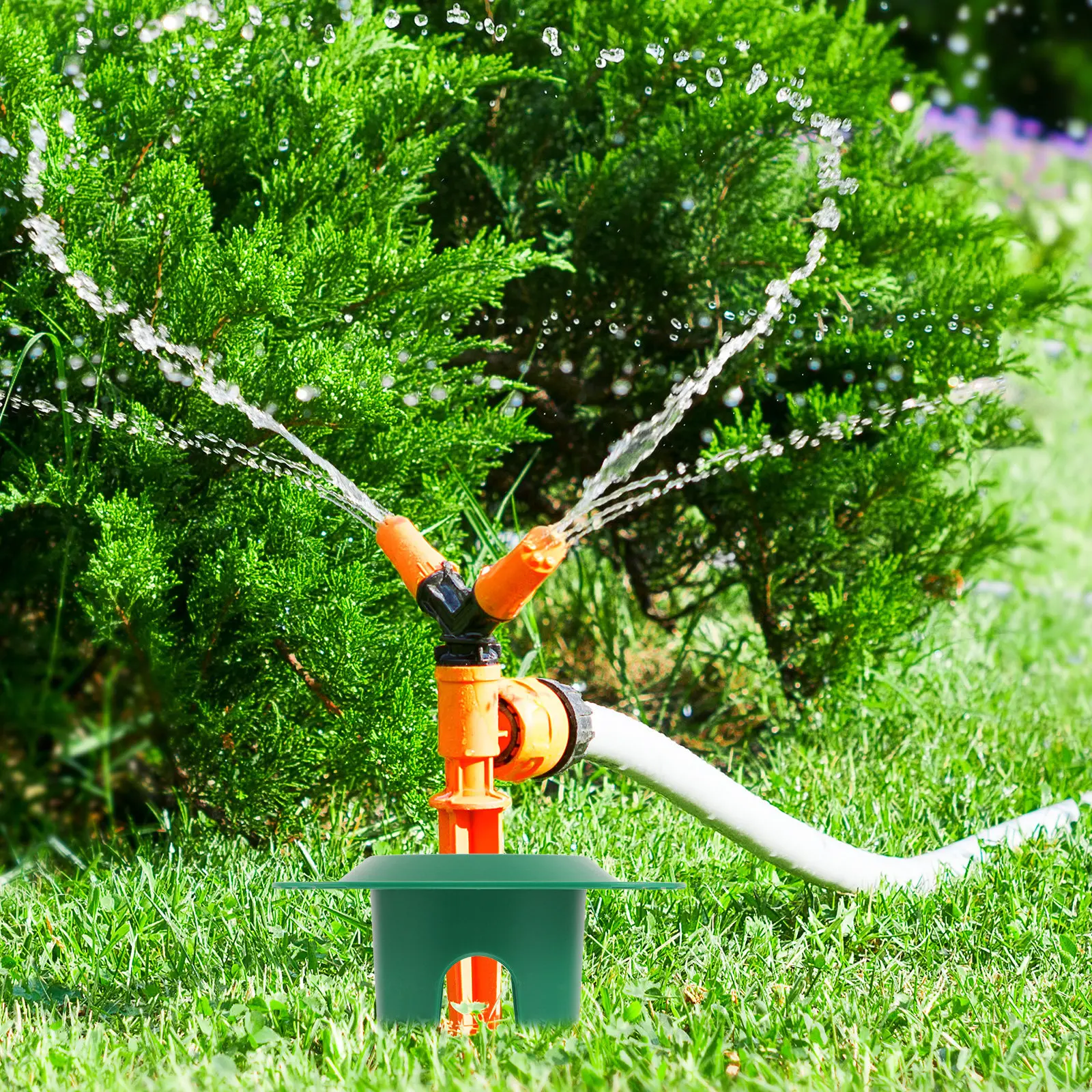

4Pcs Plastic Sprinkler Head Protectors Lawn Sprinkler Covers Outdoor Irrigation System Guard Against Damage Cover for Sprinklers