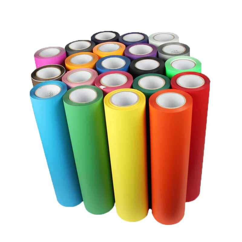 50cm x50m In Roll HTV Easyweed PU Heat Transfer Vinyl Film For Iron On Textil T-shirt Compatible With Heat Press Machine Hot Sta