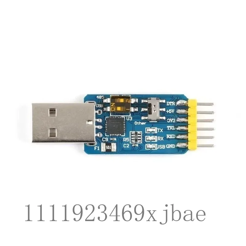 6-in-1 Serial Port Conversion Module, Bidirectional USB TTL RS232 RS485 Signal Converter For Industrial Equipment Debugging