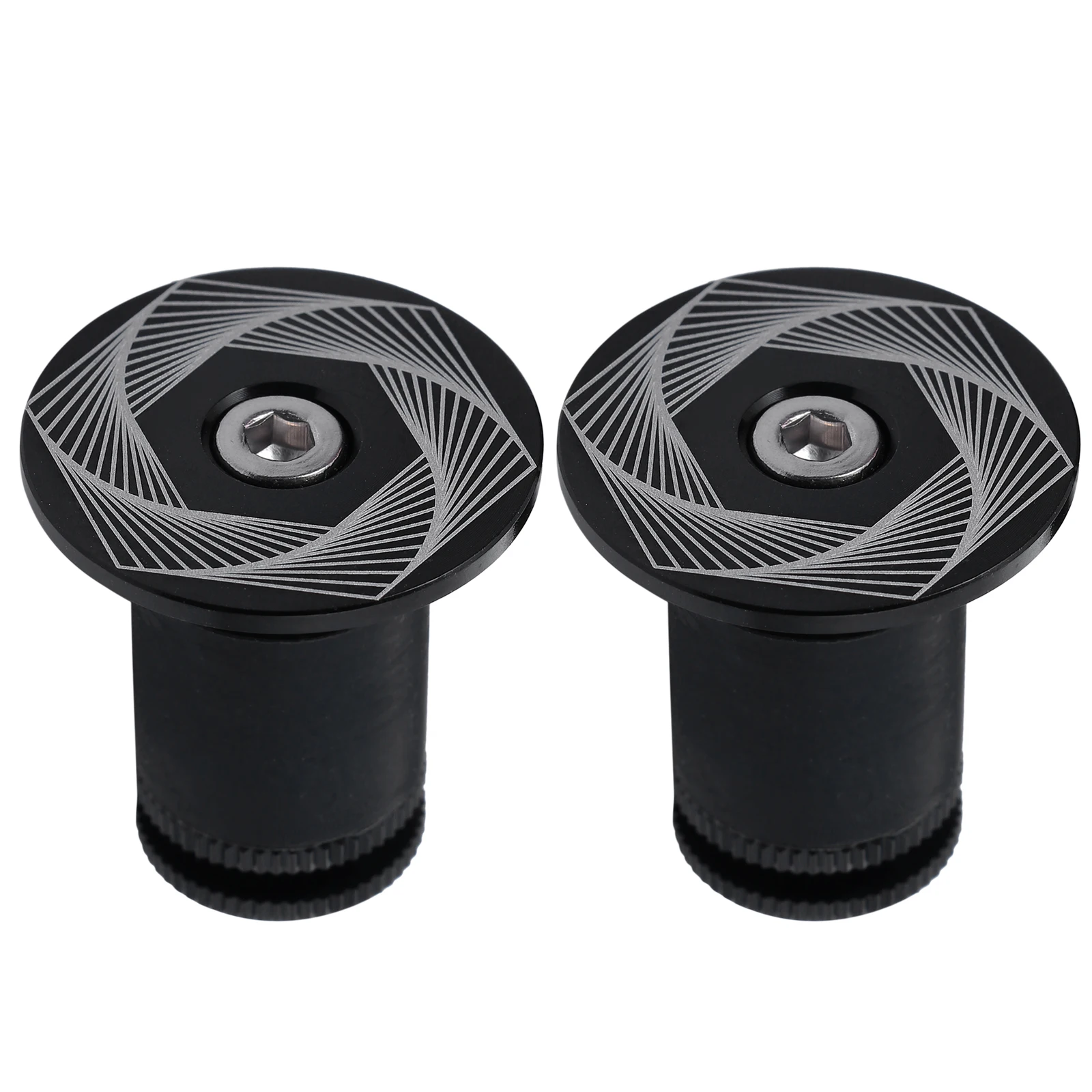 

2Pcs Mountain Bike End Plugs 15-225mm Handlebars Durable Compact Cycling Supplies Easy Install Bar End Plugs Cycling Supplies