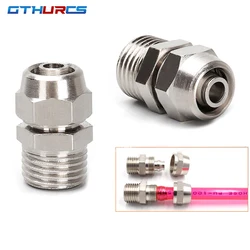 KPC Pneumatic Fitting Air Fitting 4-M5 4 6 8 10 12 14 16mm Thread 1/8 3/8 1/2