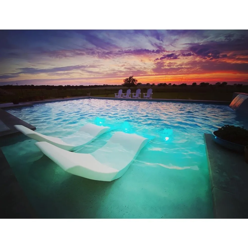 

Chaise Lounge, Pool & Sun Shelf Lounge Chair - Designed for Water Depths Up to 9” - Compatible with All Pool Types