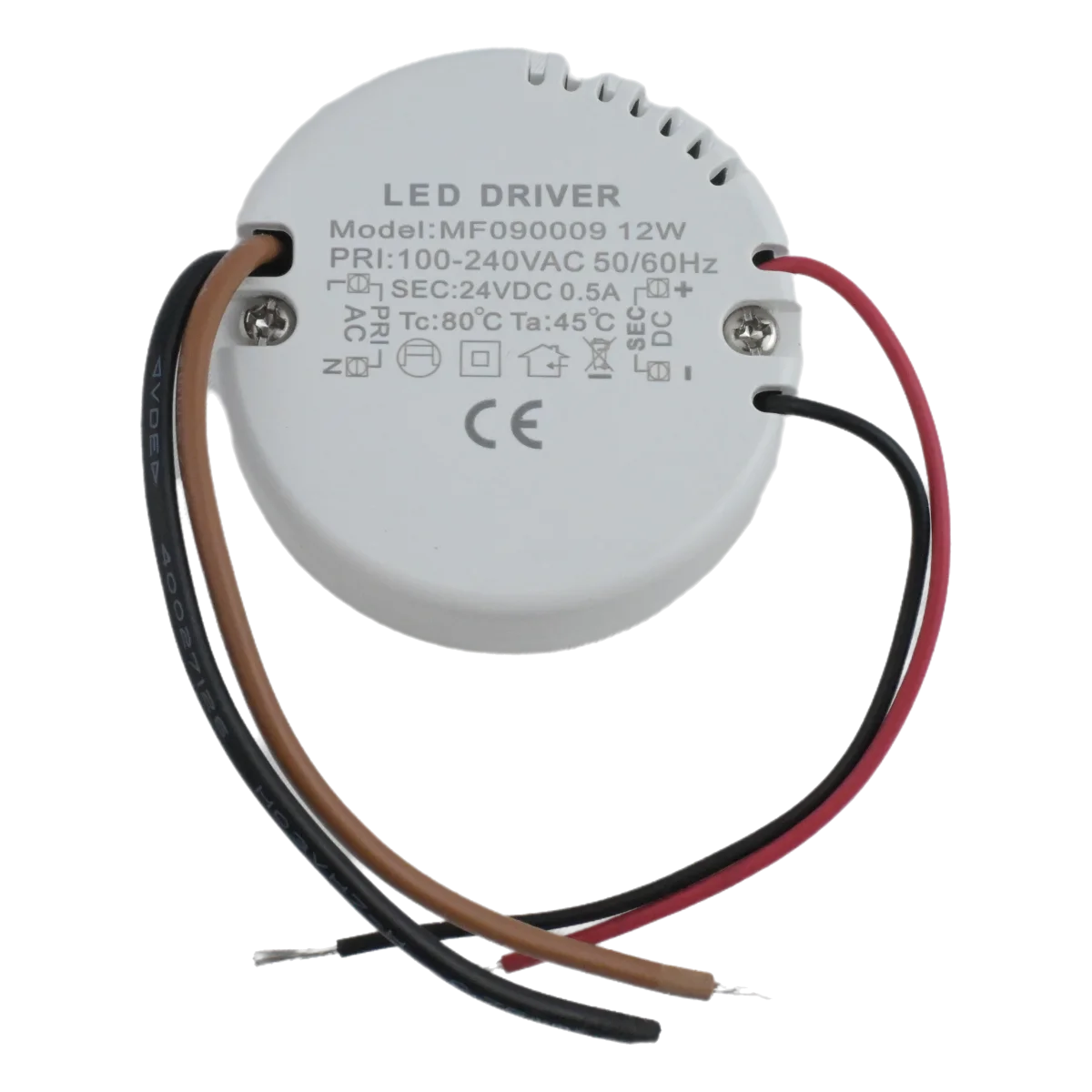 12W 15W Round LED Driver AC 220-240V TO DC 12V 24V Power Supply Adapter External Transformer For LED Strip Lamp Indoor Lighting