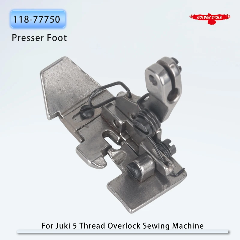 118-77750 Presser Foot For 5 Thread Overlock Sewing Machine Parts Fit JUKI MO-2416 MO-2516 MO-3716 MO-3616 MO-6716 MO-6916