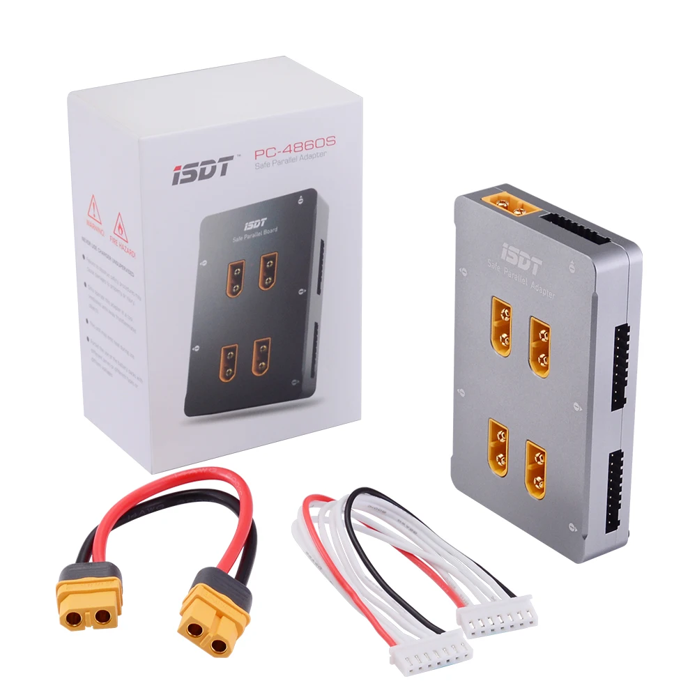 ISDT PC-4860 Lipo Battery Charger 1-8S XT60 Safe Parallel Charge Board Balance Charging Plate for RC Battery Charger - view 6