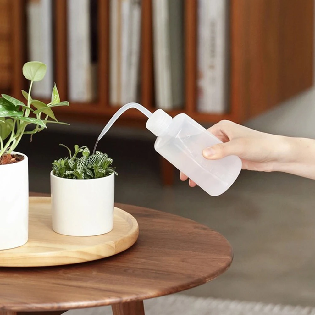 

8pcs 250ml Thickened Bend Mouth Squeeze Bottles Plant Watering Kettle for Indoor Plants Portable Plastic Gardening