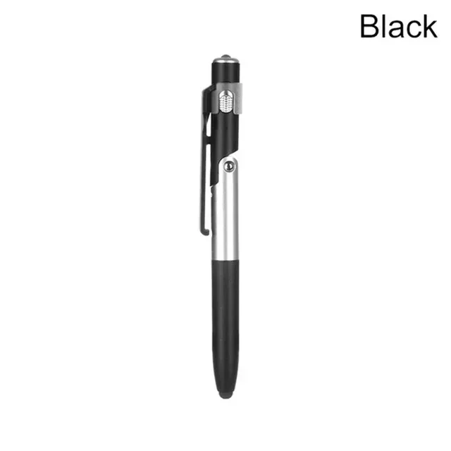 4-in-1 multifunctionele balpen met LED-licht, opvouwbare telefoonhouder, nachtlees- en schrijfpotlood, kantoor-, school- en studentenschrijfwaren