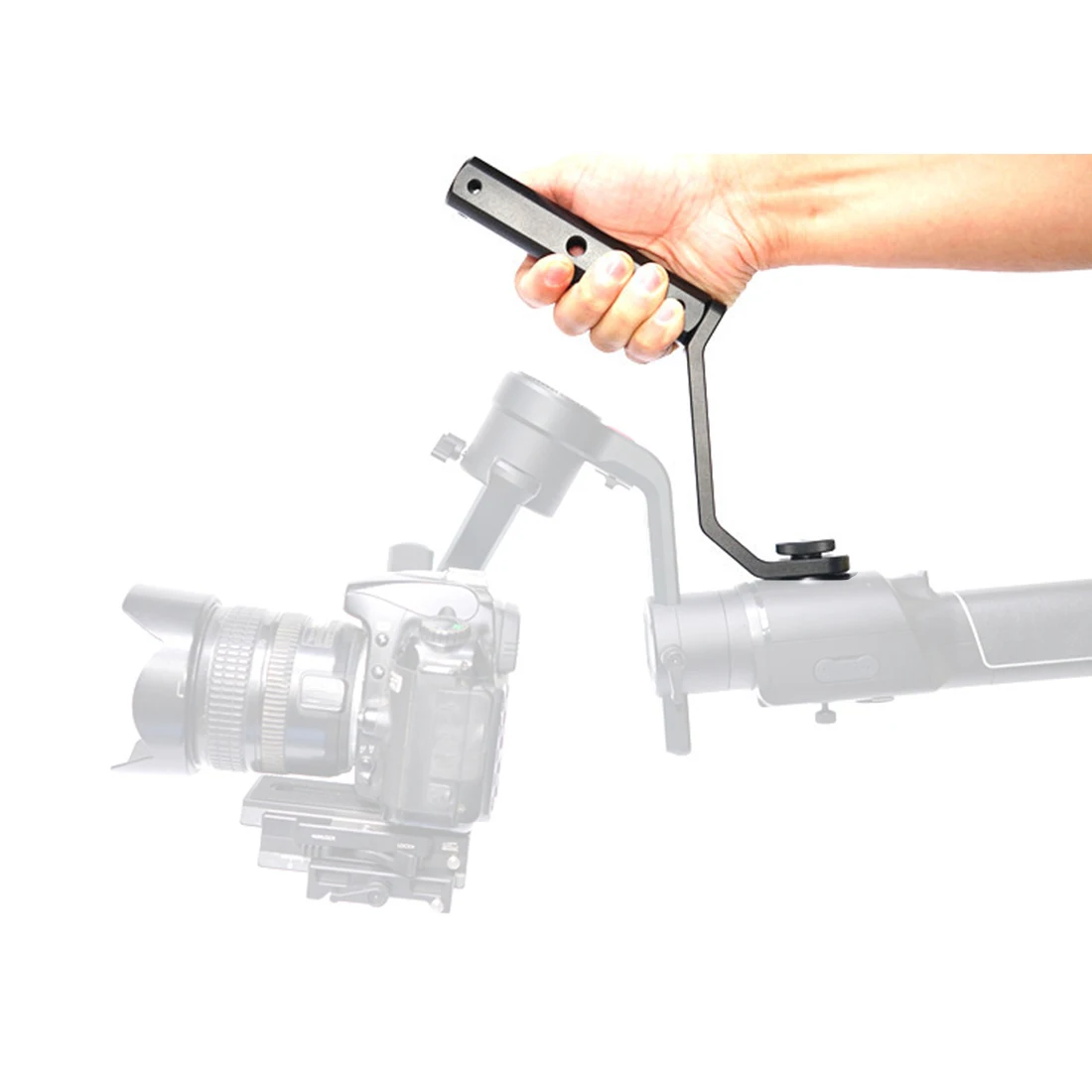 Vielseitiger Griffhalter, Halsring-Klemme, Halterung, Handstabilisator, Verlängerungsarm für Ronin S SC MOZA WeebillS Crane Gimbal – Detail 1
