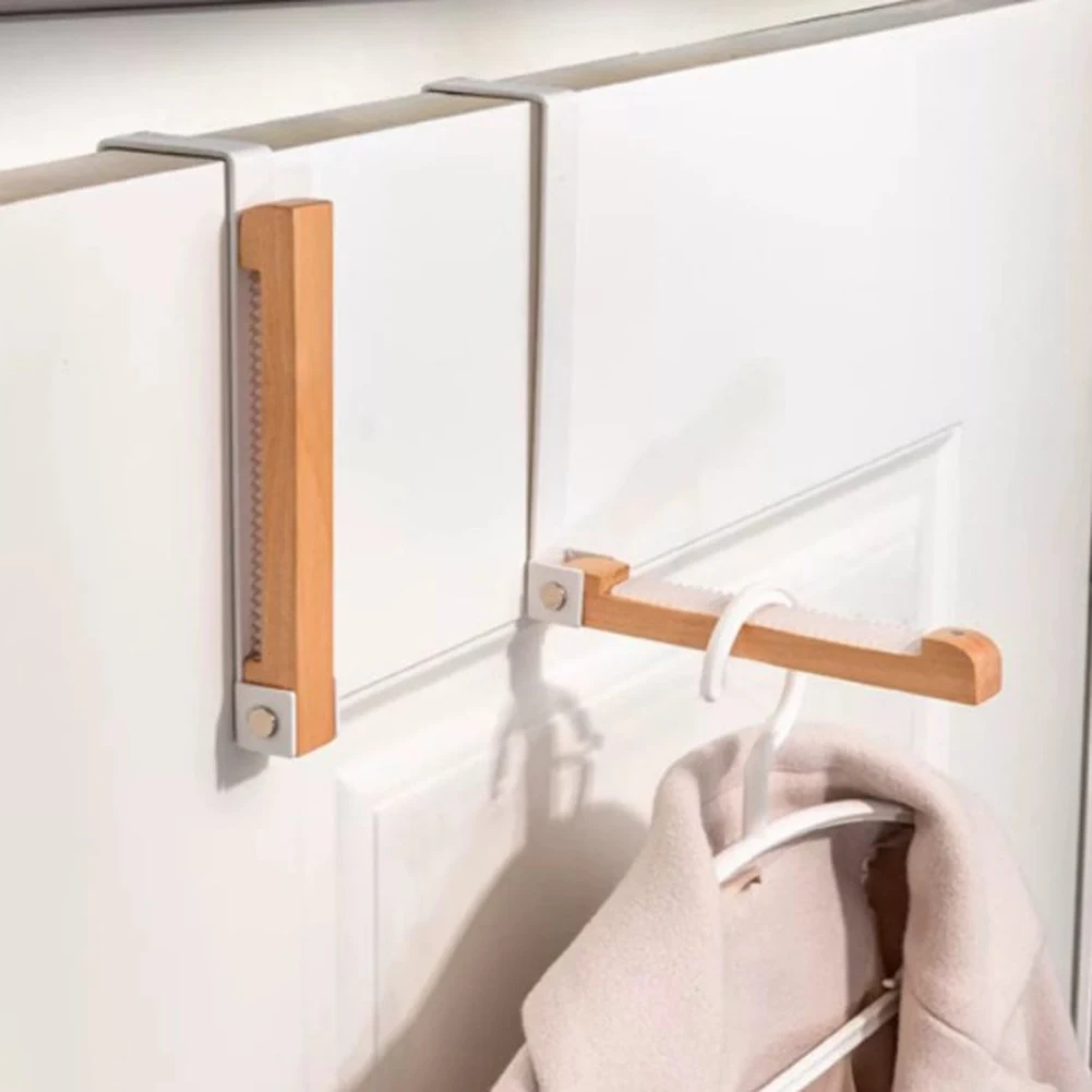 Punch-free Folding Wardrobe Clothes Hook Behind The Door Clothes Wall Hanging Hooks Key Towel Storage Hook Folding Clothes Hook