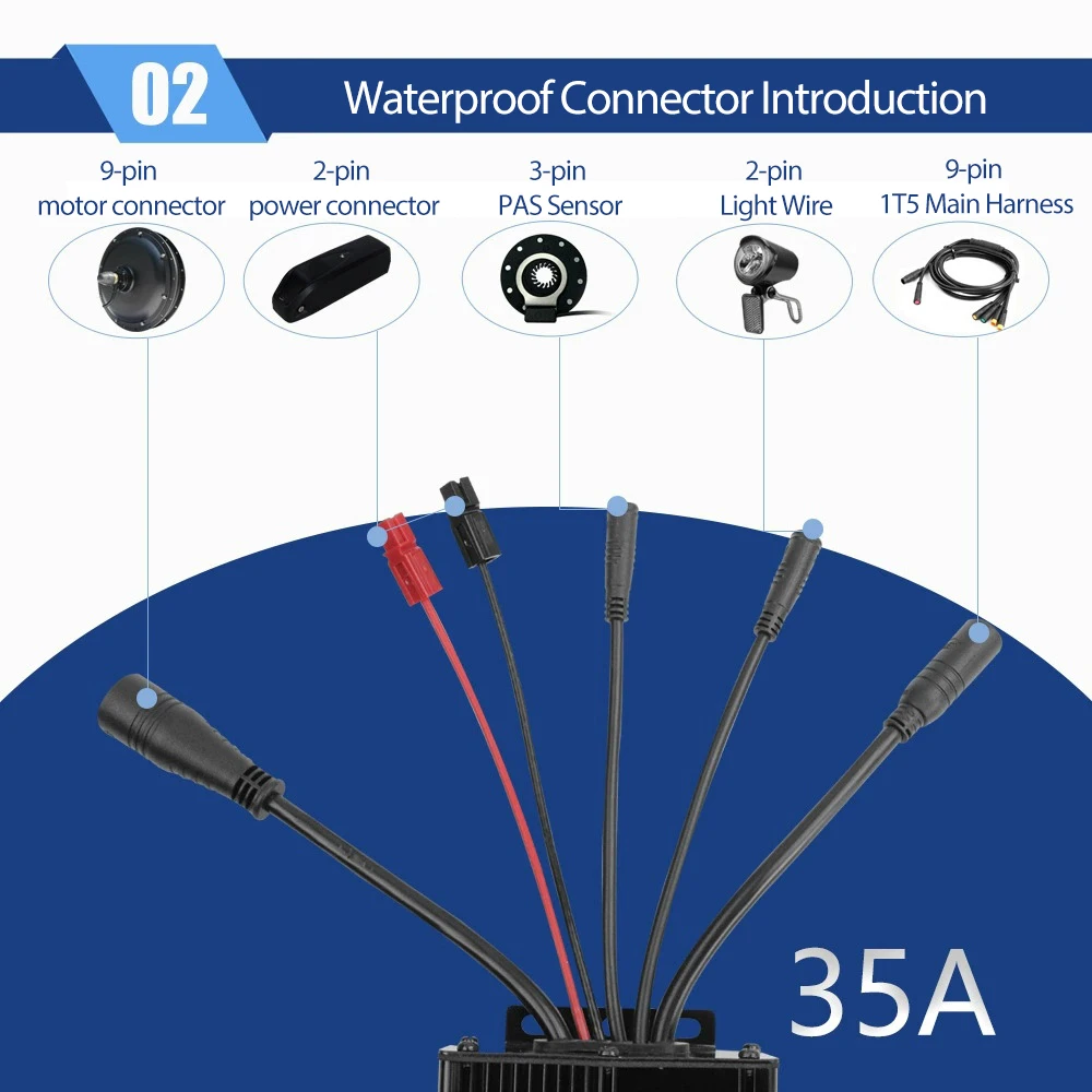 Controller Wiring Connectors Waterproof Plugs Diagram