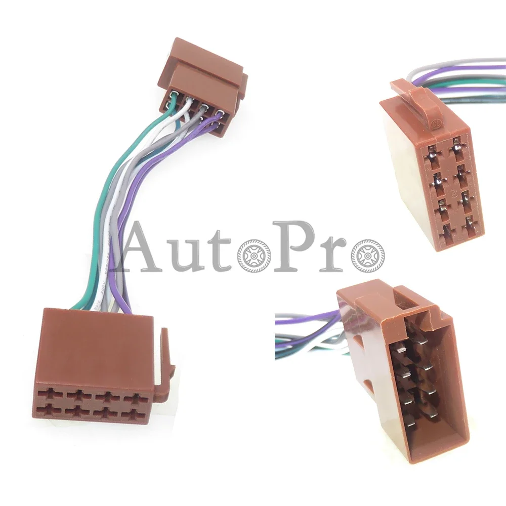 1 Set 8 Hole AC Assembly Radio Audio Plug Male to Female Socket 962191-1 106455-4 106455-3 962191-1 963121-1 357035447A 962189-1