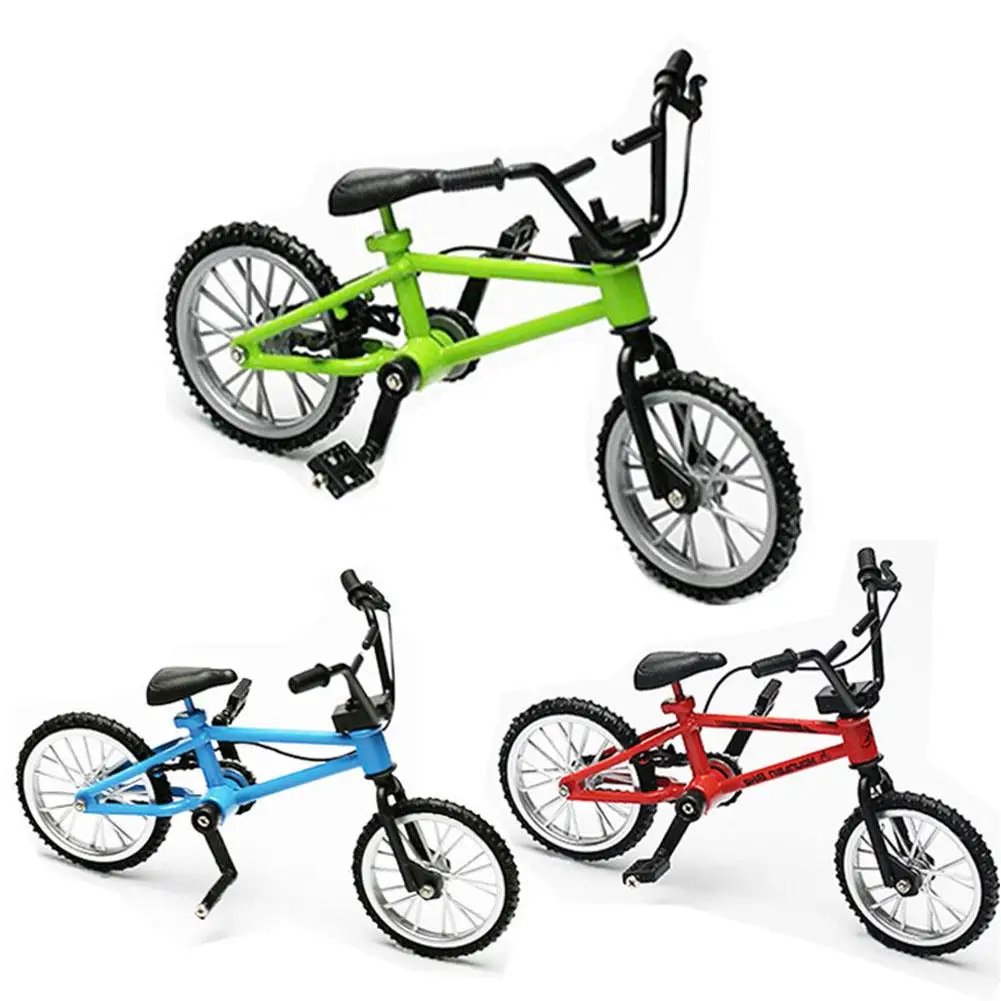 Miniatura roweru ze stopu, model symulacyjny roweru górskiego, rower na palec, zabawka edukacyjna, kreatywność, nauka, przedmiot dekoracyjny dla G M8T6