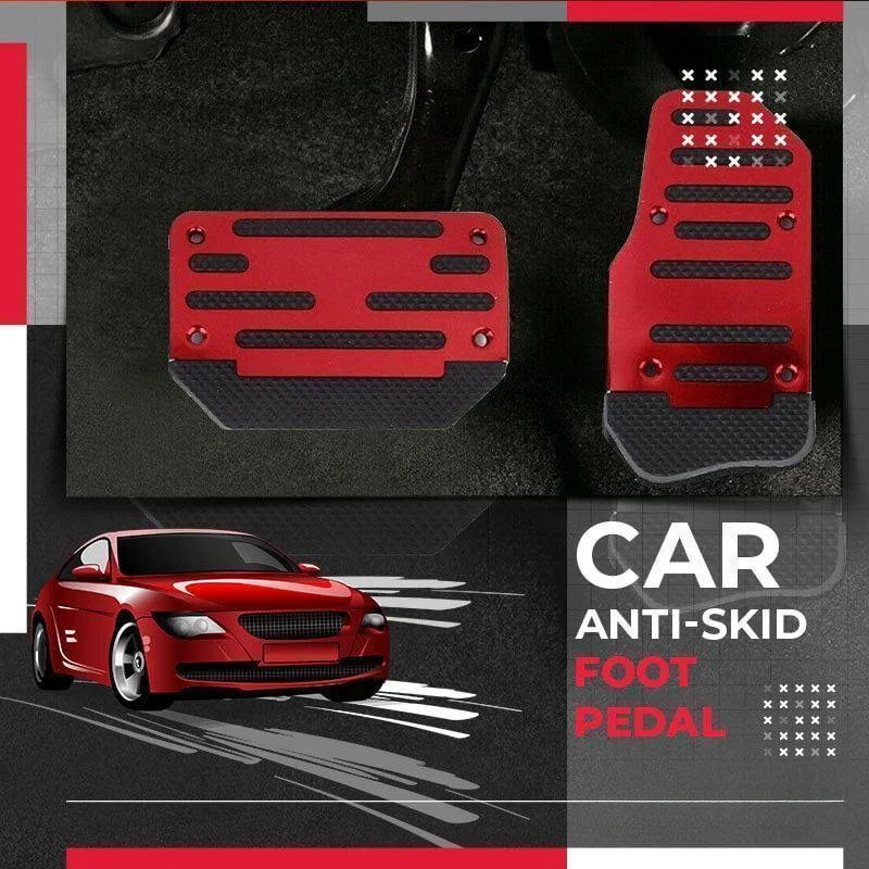 Pedal antideslizante de aleación de aluminio para coche, cubierta de freno y acelerador, transmisión automática, 2 unidades