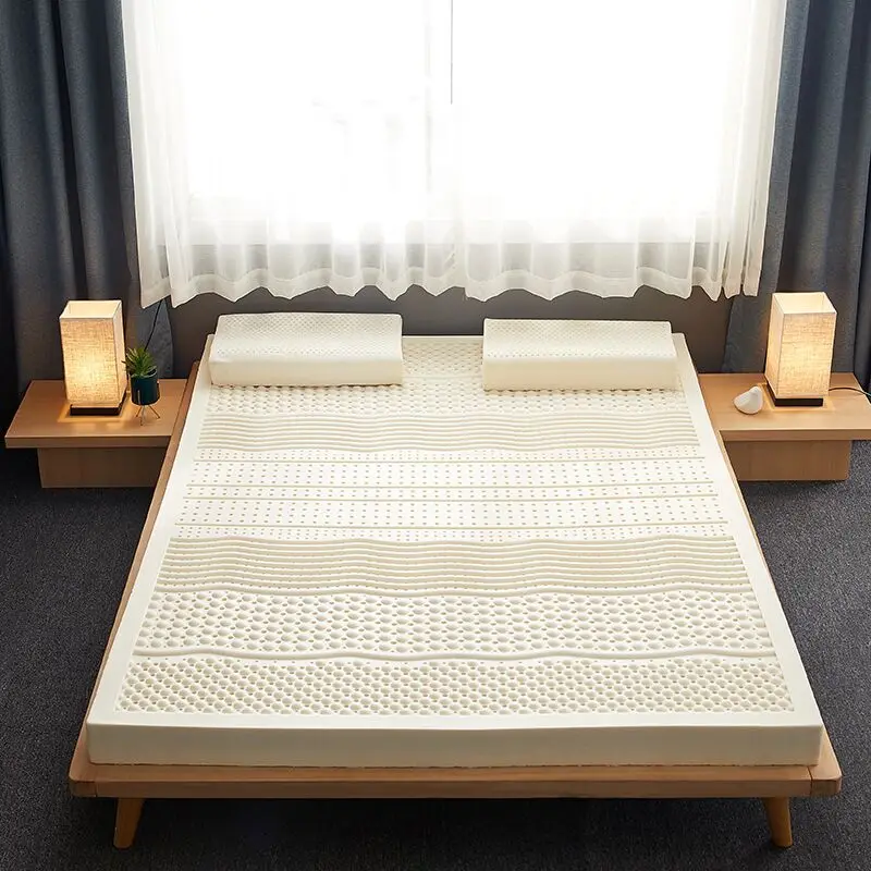 100% Natural Latex Tatami Mattress Foldable Single Double Mattress Bedroom Furniture Mattress Bed Cover Student Dormitory Mat