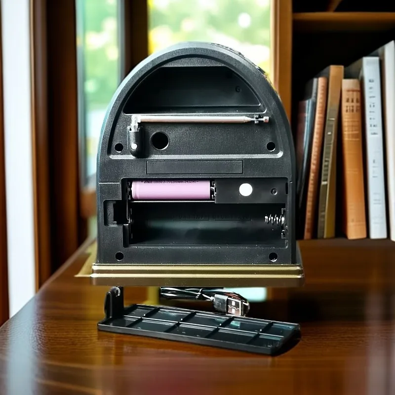 جديد خمر خشبية NS-7061BT مكبر الصوت اللاسلكي المحمولة 3-الفرقة هوائي خارجي راديو FM بطاقة USB مكبرات الصوت مشغل قابلة للشحن