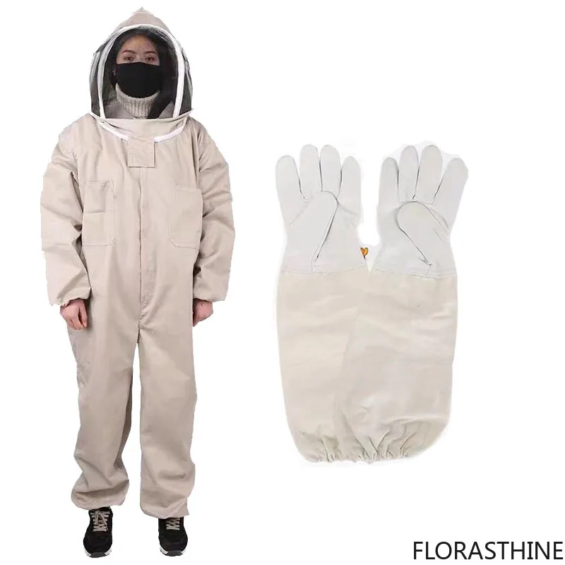 Bee Suit Professional Grade Preferred Fabric Full Body Protective Beekeeping Clothing Beekeeper Suits Equipment