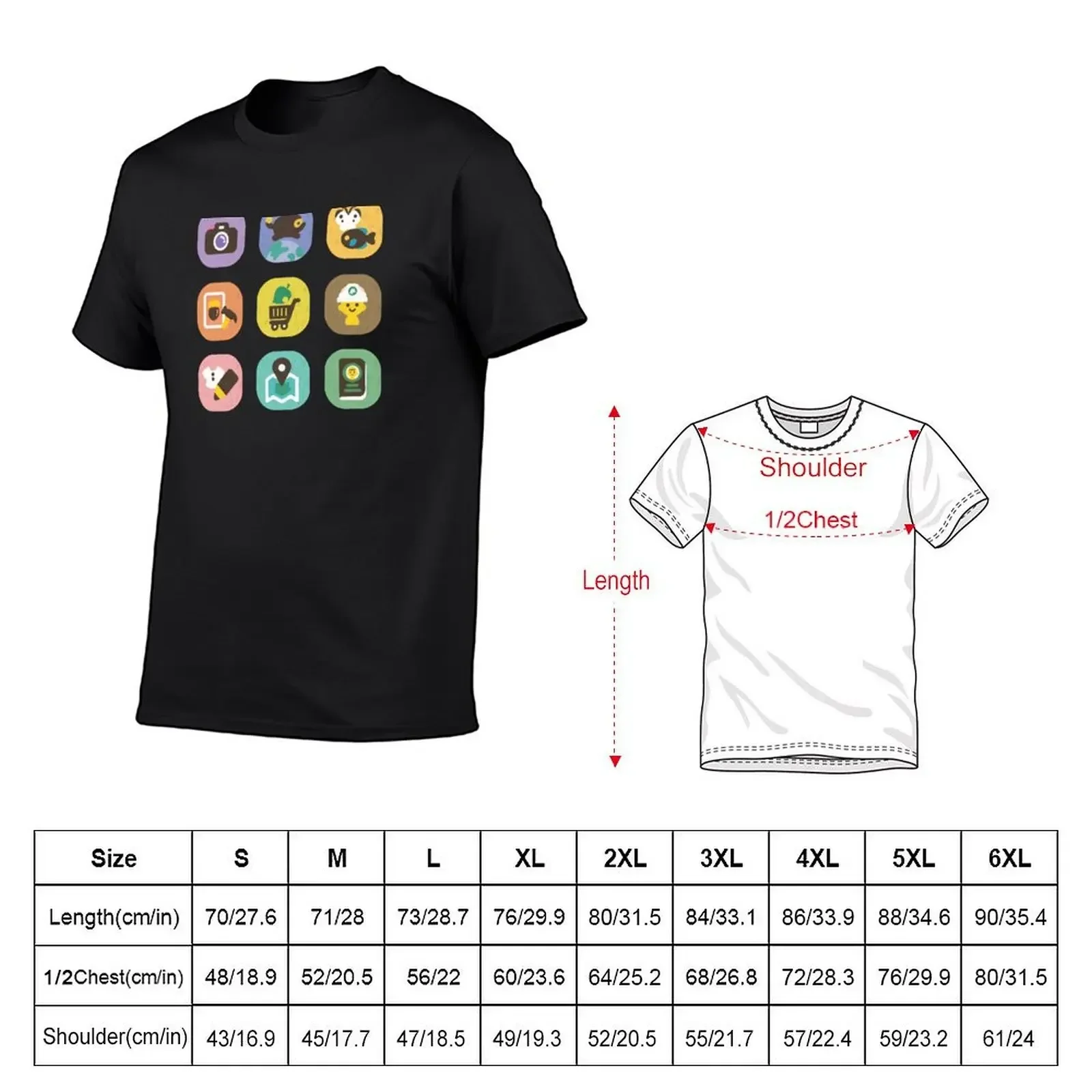 Nook phone app T-Shirt anime figures baggy shirts vintage t shirts men clothes