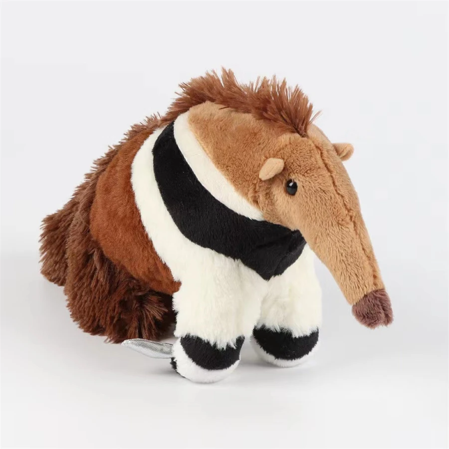 Realistic Anteater High Fidelity Cute Plushie Tamandua Plush Toys Lifelike Animals Simulation Stuffed Doll Kawai Toy Gifts Kid