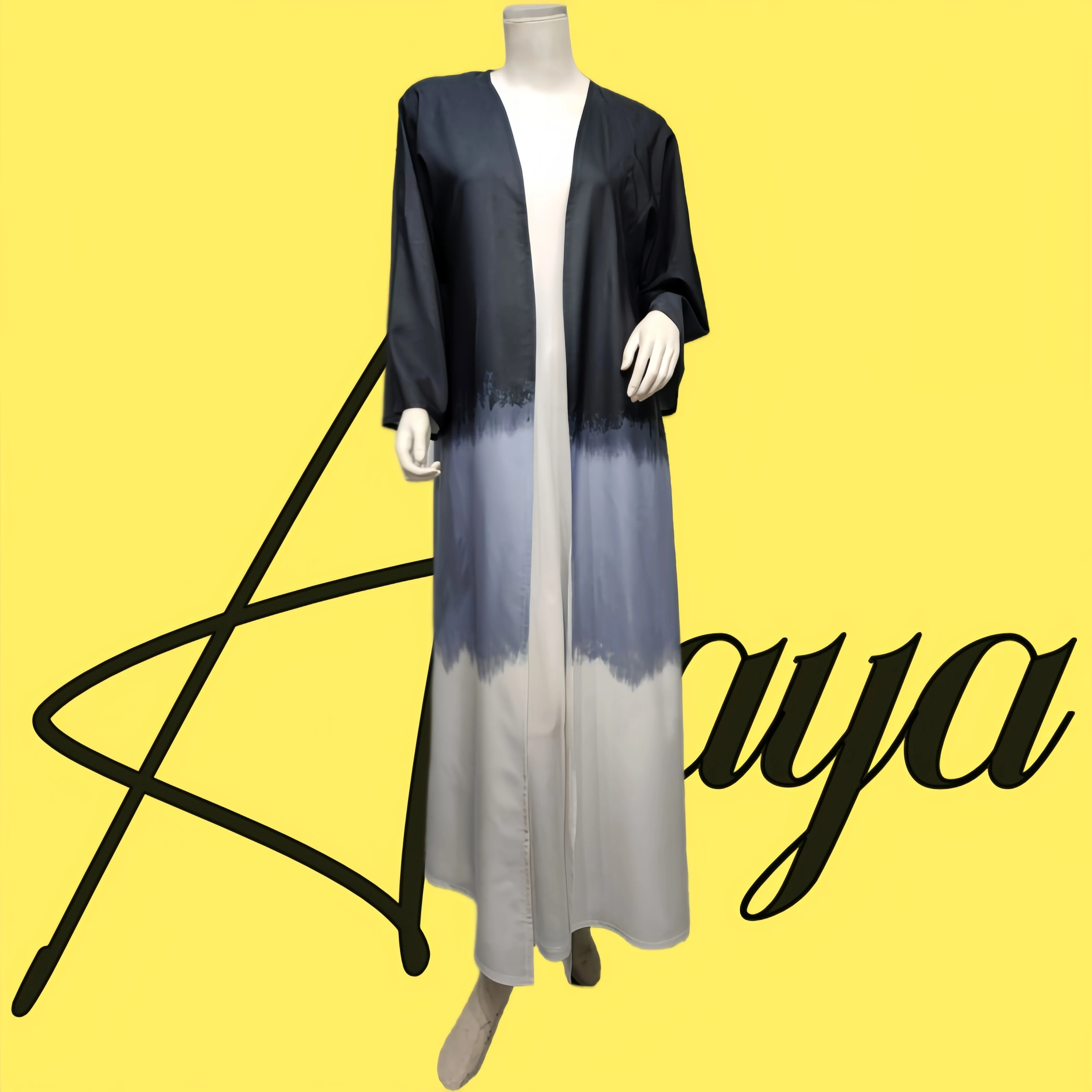 Vintage Classic Cape Cardigan Design Dresses Women Abaya 2025 Spring New