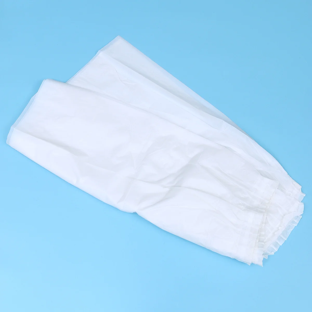 

Plastic Table Skirt Portable Disposable White Party Table Skirts Wedding Birthday Home Decoration Party Supplies Tablecloth