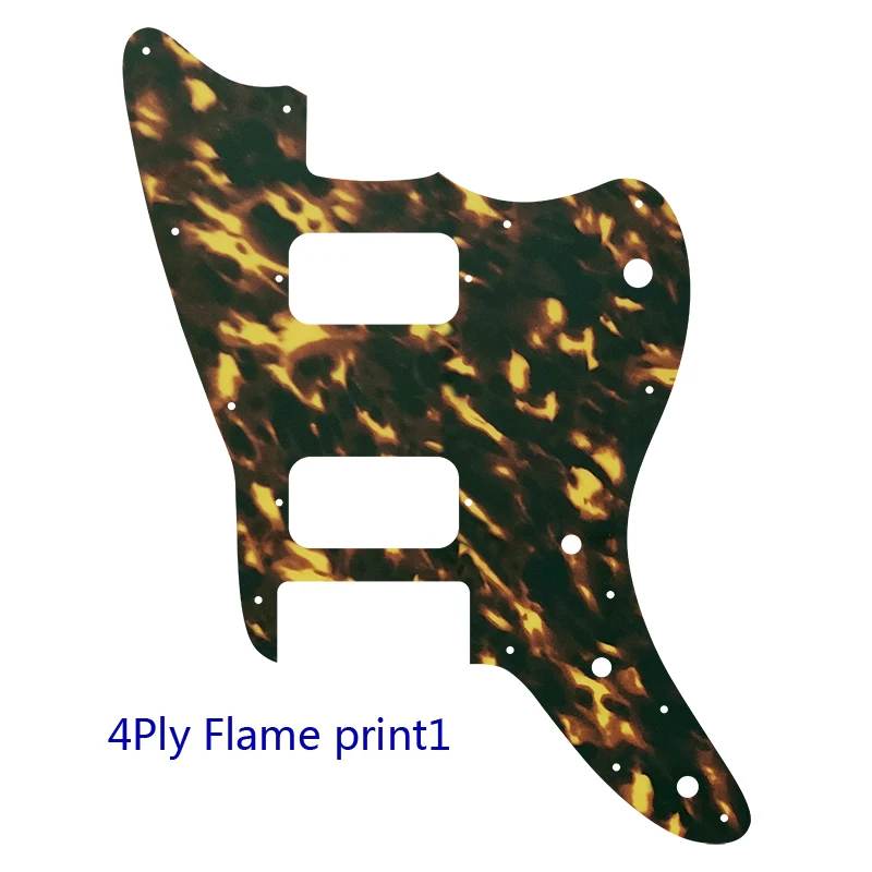 Xin Yue Customize Parts - For US Fd Squier AFFINITY JAZZMASTER Guitar Pickguard With HH Pickup, Multiple Colour Choice